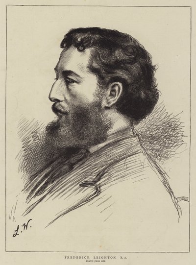 Frederick Leighton, RA by Leslie Matthew Ward